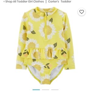 4t floral bathing suit